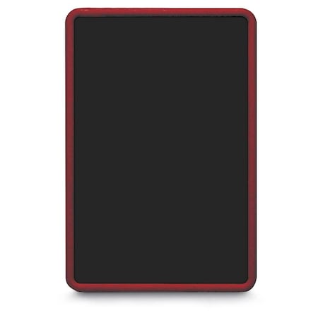 United Visual Products Corkboard, Single Door, Radius Frame, 36x36", Black/Surf UV7002-BLACK-SURF